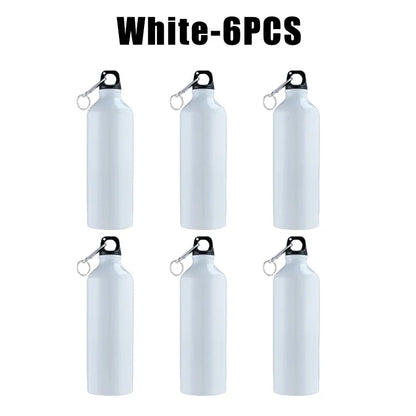 500ml 750ml Gradient Aluminum Water Bottle Large Capacity Gym Outdoor Sports Flask Leakproof Portable Gift Drinkware