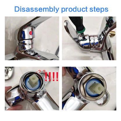 Bathroom Kitchen faucet accessories shower tank switch cold and hot water valve single handle Replacement Faucet Metal Handle