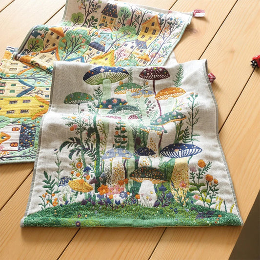 34x40cm Large Hand Towels 4-Layer 100% Cotton Gauze Quick-Dry Dishcloths, Decorative Tea Towels for Kitchen & Bathroom