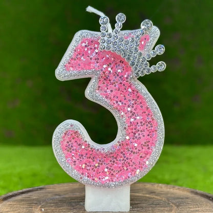1pcs Number0 1 2 3 4 5 6 7 8 9 Happy Birthday Cake Candles Number Birthday Candles Party Wedding Decoration Reunions Theme Party