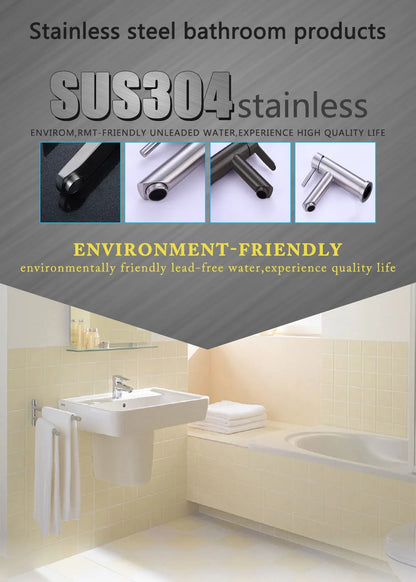 Bathroom Faucets Hot and Cold Mixer Faucets Vanity Bathroom Kitchen Deck Mounted Bathroom Sink Faucets（hose not include）