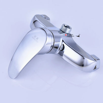 Brass Shower Faucet Mixer Valve Set with Shower Head and Hidden Switch for Bathroom Hot and Cold Water Tap  Bath