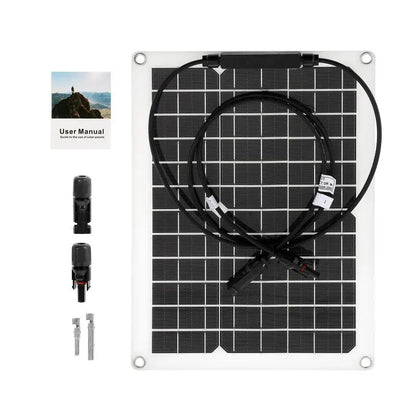 12V to 220V Solar Power System 300W Solar Panel 10A-100A Controller 1500W Modified Sine Inverter Complete Power Generation Kit
