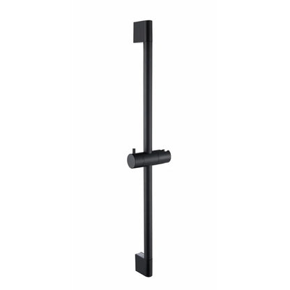 Adjustable Shower Bar Lifting Rod Extendable Wall Mount Shower Horizontal Bar Column Black White Chrome Bathroom Riser Slide