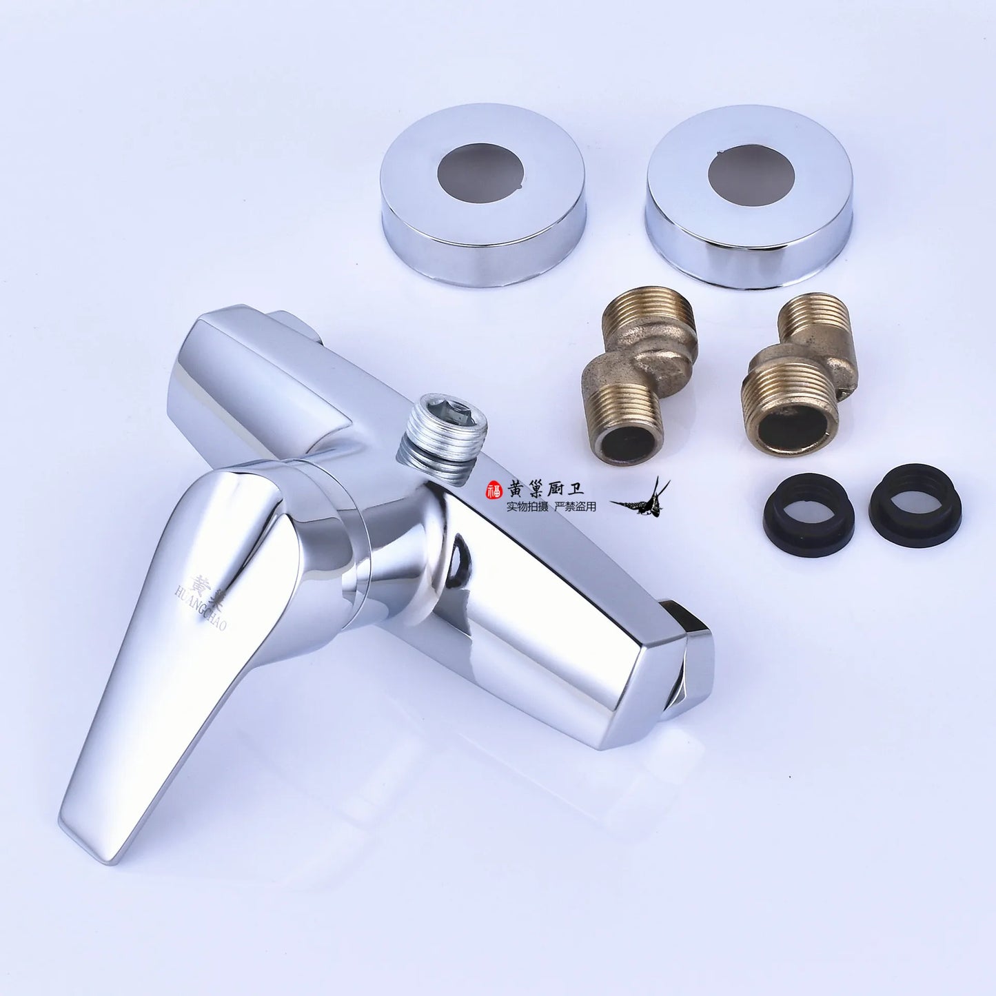 Brass Shower Faucet Mixer Valve Set with Shower Head and Hidden Switch for Bathroom Hot and Cold Water Tap  Bath