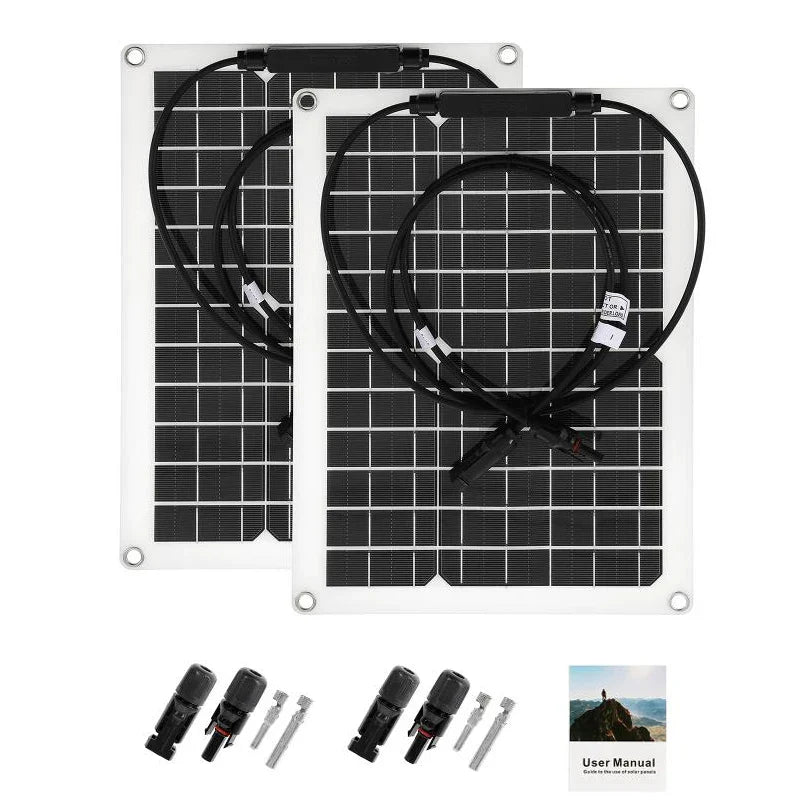12V to 220V Solar Power System 300W Solar Panel 10A-100A Controller 1500W Modified Sine Inverter Complete Power Generation Kit