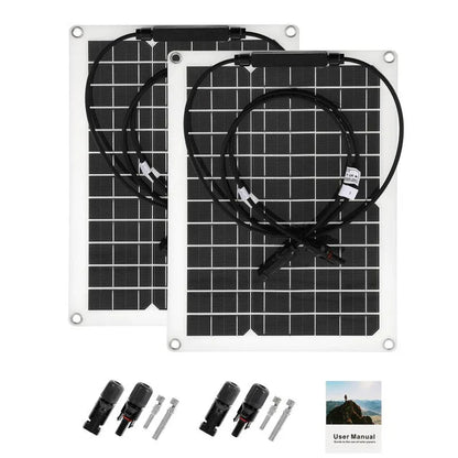 12V to 220V Solar Power System 300W Solar Panel 10A-100A Controller 1500W Modified Sine Inverter Complete Power Generation Kit
