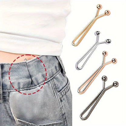 12pcs Women's Scarf Clips Hijab Pins Silk Scarf Pins U-Shaped Brooch Pins Jeans Skirts Detachable Buckle Adjustable Sleeve Clip