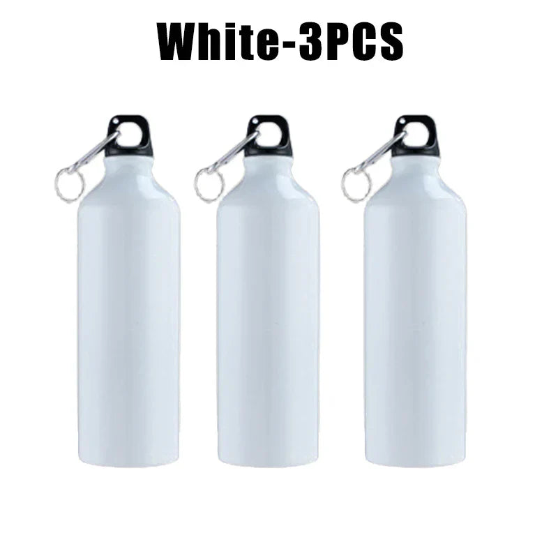 500ml 750ml Gradient Aluminum Water Bottle Large Capacity Gym Outdoor Sports Flask Leakproof Portable Gift Drinkware