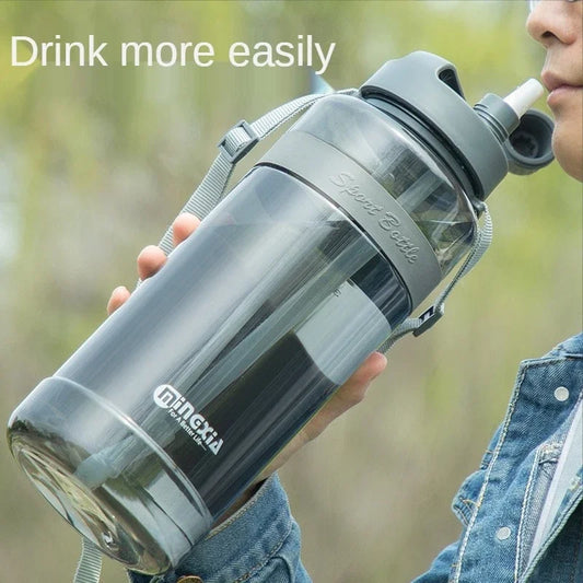 0.7/1/ 2/3L Large Capacity Sports Water Bottle Portable Debris Water Cup With Straw Outdoor Camping Picnic Climbing Water Bottle