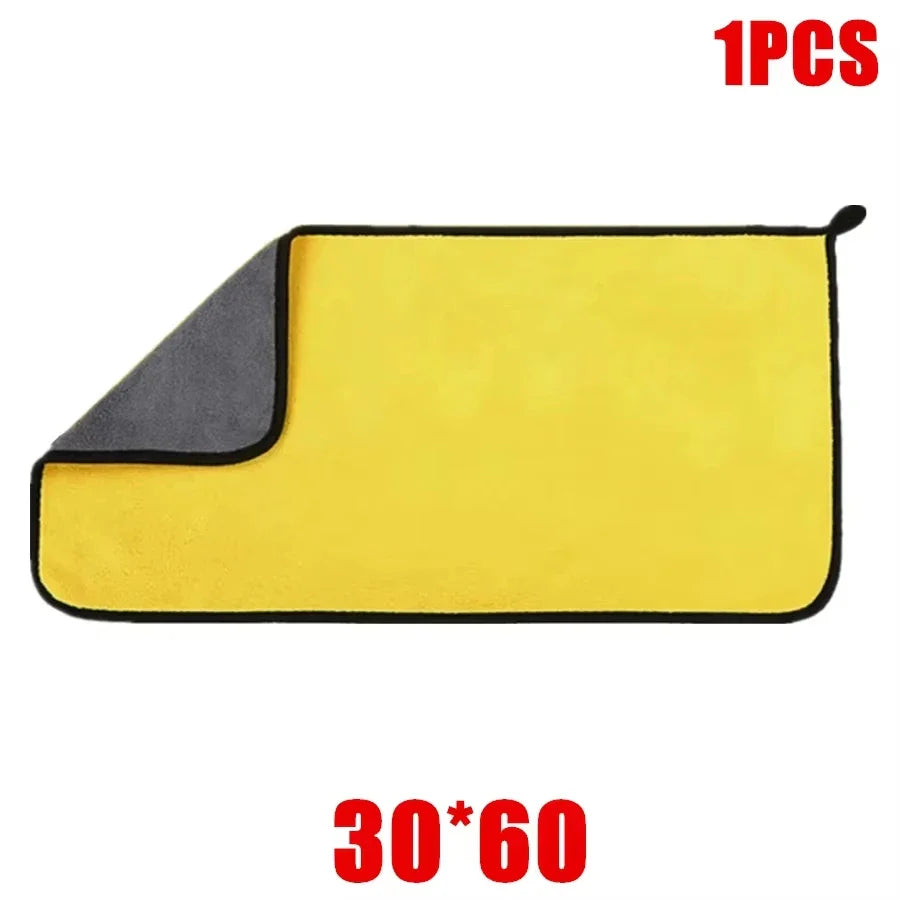 3/5/10Pcs Car Wash Microfiber Towel 30*30CM / 30*60cm Car Cleaning Drying Cloth  Care Cloth Car Wash Towel  Kitchen Towel