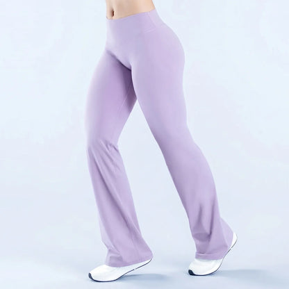 9 colors Yoga Pants GYM Naked Feel Straight-Leg Pants Ultra Soft Butter Fabric Women's Mid-Waist Pilates Running Sport Trousers
