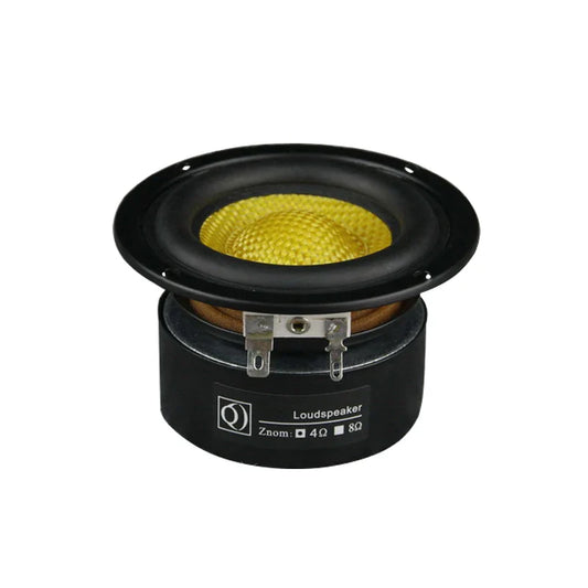 50W 4Ohm Subwoofer Speaker 3 Inch Deep Bass Loudspeaker Fiber Glass Super Subwoofer Loudspeaker Powerful Low Frequency DIY