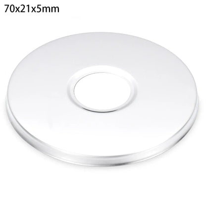 1Pc Stainless Steel Shower Kitchen Faucet Decorative Cover Wall Flange Self-Adhesive Pipe Wall Covers Bathroom Accessories New