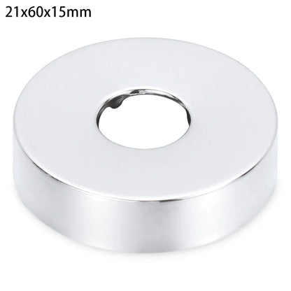 1Pc Stainless Steel Shower Kitchen Faucet Decorative Cover Wall Flange Self-Adhesive Pipe Wall Covers Bathroom Accessories New