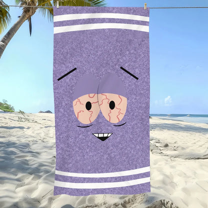 Cartoon Funny T-Towelie Towel Soft Pool Gift For Travel Gym Shower Camping Quick Dry Sports Large Beach Towel