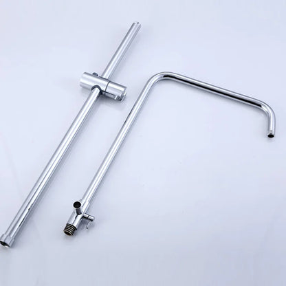 Black Stainless Steel Shower Pipe Shower Mixer Tube Bathroom Shower Faucet Accessories Fittings