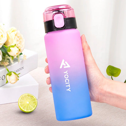 750ml Tritan Frosted Gradient Water Bottle for Drinking Portable Sport Tea Coffee Cup Kitchen Tools Kids Water Bottle School