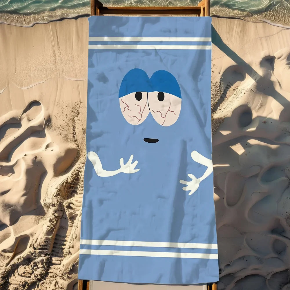 Cartoon Funny T-Towelie Towel Soft Pool Gift For Travel Gym Shower Camping Quick Dry Sports Large Beach Towel