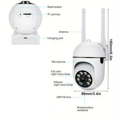 A7 Wireless Monitoring Camera 360 Degree Intercom 1080P Home Security Camera Remote HD Night Vision Camera Monitor Smart Home