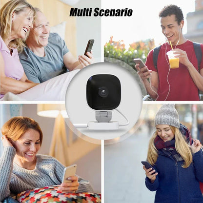 4K Mini Security Camera IP65 Waterproof Full Color Night Vision Motion Detect Surveillance Wifi Monitor with 2 Way Audio 2026