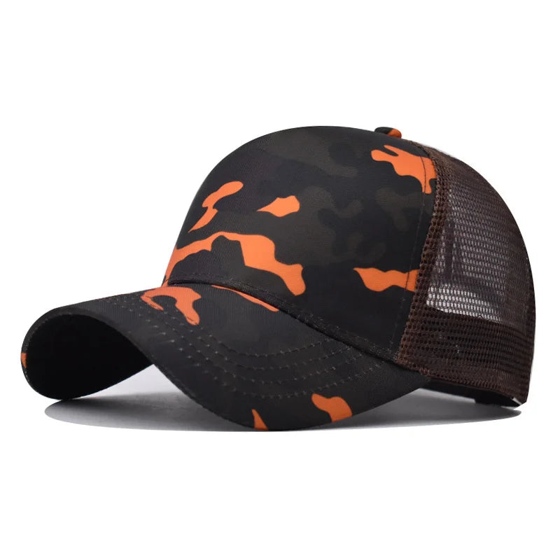 2024 Summer 14 Style Polyester Solid Casquette Baseball Cap Adjustable Outdoor Breathable Mesh Snapback Hats for Men and Women