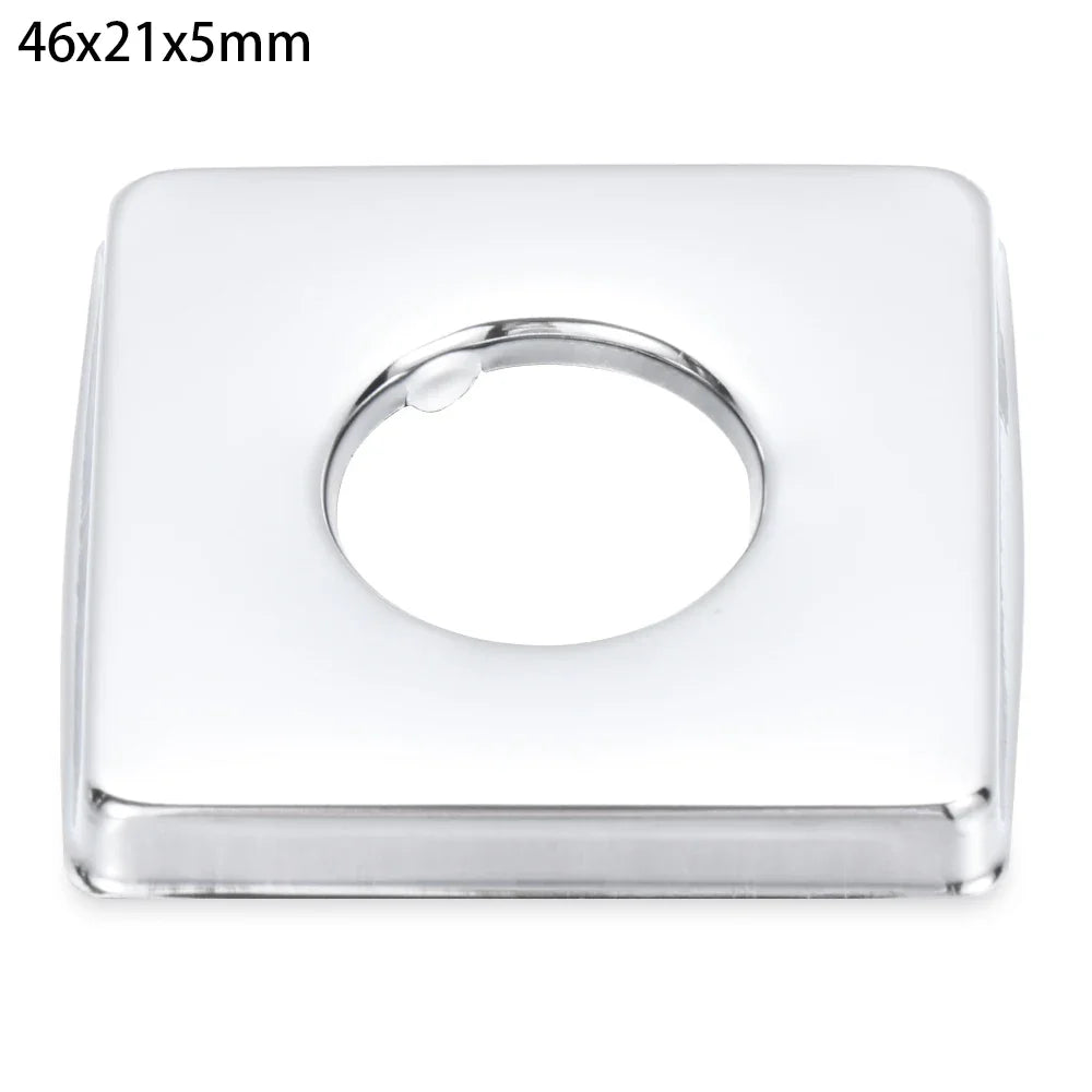 1Pc Stainless Steel Shower Kitchen Faucet Decorative Cover Wall Flange Self-Adhesive Pipe Wall Covers Bathroom Accessories New