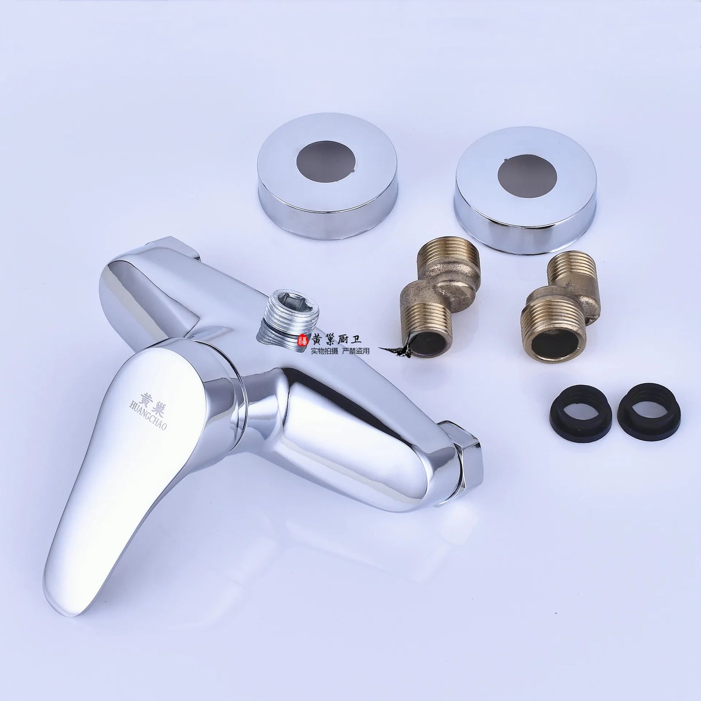 Brass Shower Faucet Mixer Valve Set with Shower Head and Hidden Switch for Bathroom Hot and Cold Water Tap  Bath