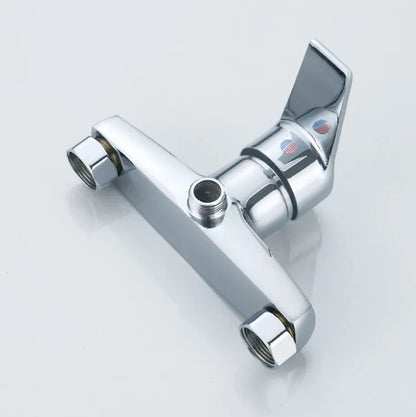 Brass Shower Faucet Mixer Valve Set with Shower Head and Hidden Switch for Bathroom Hot and Cold Water Tap  Bath