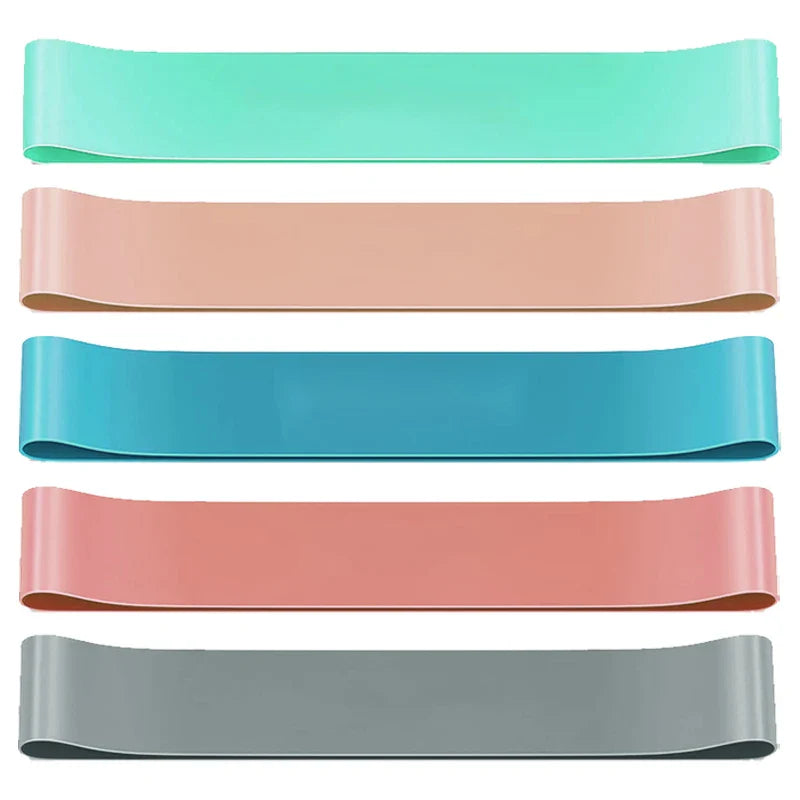 Different Resistance Bands Yoga Band Fitness Exercise Training Hip Tension Band Leg Squat Dance Elastic Loop Stretch Band