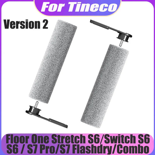 Detachable Soft Roller Brush For Tineco Floor One Stretch S6 Switch S6 S6 / S7 Pro Version 2 S7 Flashdry Combo Vacuum Cleaner