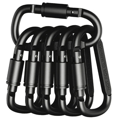 1/5pcs Carabiners, Made of Sturdy Metal, Featuring a Stylish Design And Adjustable Features, Perfect for Outdoor Activities