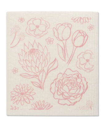 Swedish Dish Cloth Set - Botanical