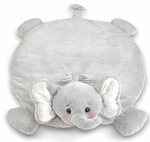 Lil’ Spout Gray Elephant Belly Blanket