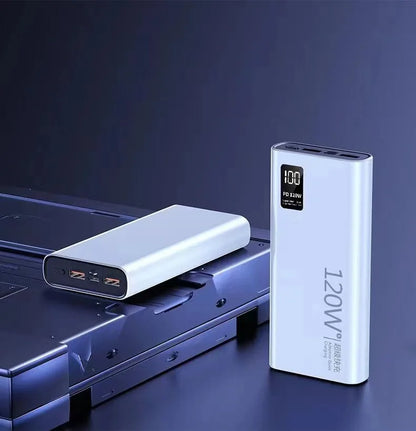 20000/50000/60000mAh PD Super Fast Charging Power Bank Ultra Slim Portable External Battery for IPhone Android