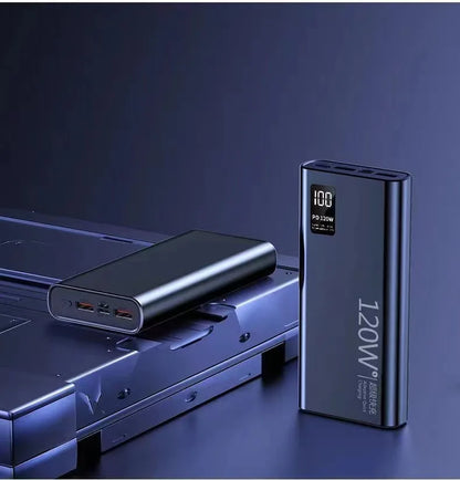 20000/50000/60000mAh PD Super Fast Charging Power Bank Ultra Slim Portable External Battery for IPhone Android