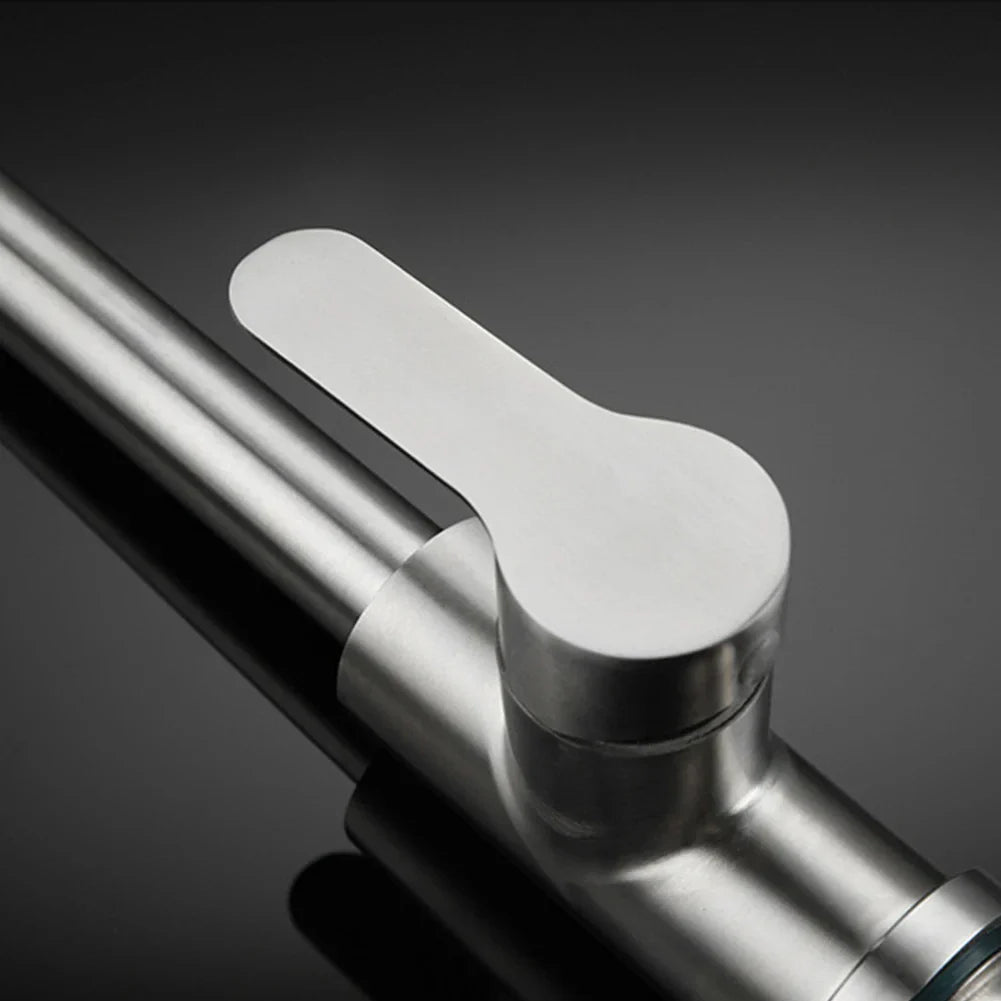 2025New Modern Stainless Steel 360° Rotating Telescopic Faucet Stainles Steel Is More Durable Kitchen Sink Bathroom Basin Faucet