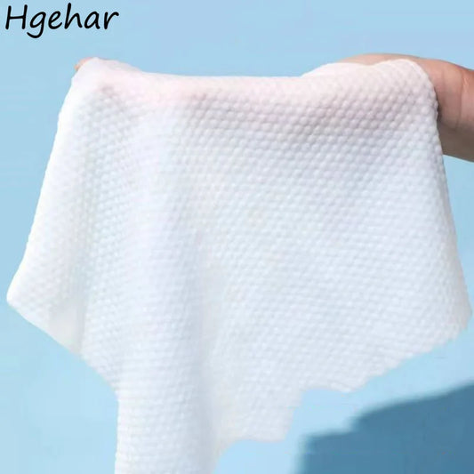 Disposable Face Towels Thick Water Absorbent Soft One Roll Cleaning Towel Makeup Remover Washcloth Travel Bathroom Полотенце