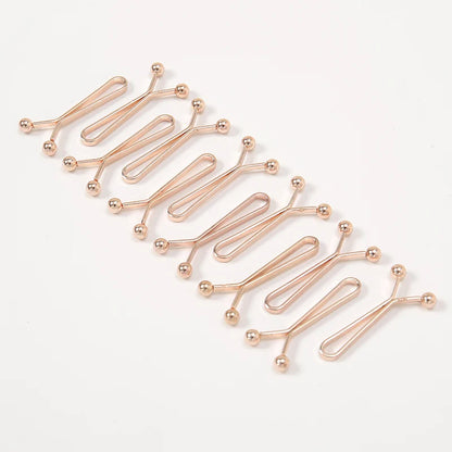 12pcs Women's Scarf Clips Hijab Pins Silk Scarf Pins U-Shaped Brooch Pins Jeans Skirts Detachable Buckle Adjustable Sleeve Clip
