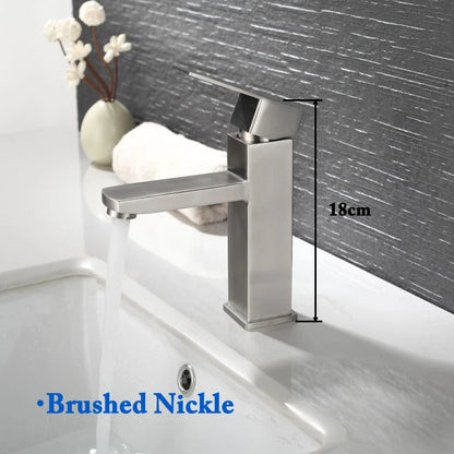 Bathroom Faucets Hot and Cold Mixer Faucets Vanity Bathroom Kitchen Deck Mounted Bathroom Sink Faucets（hose not include）