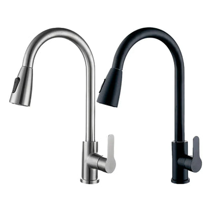 2025New Modern Stainless Steel 360° Rotating Telescopic Faucet Stainles Steel Is More Durable Kitchen Sink Bathroom Basin Faucet