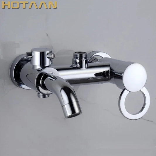 . Bathroom Mixer Bath Tub Copper Mixing Control Valve Wall Mounted Shower Faucet concealed faucet YT-5313