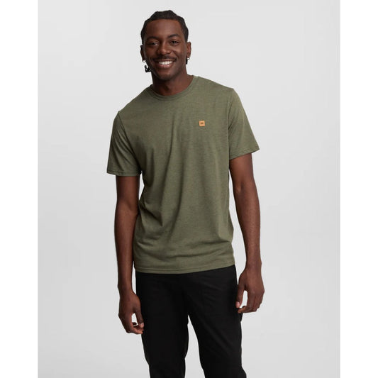 TENTREE - BAKER TEE | Deep Olive Heather