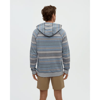 TENTREE - WOODROW HOODIE | Graphite Multi Stripe