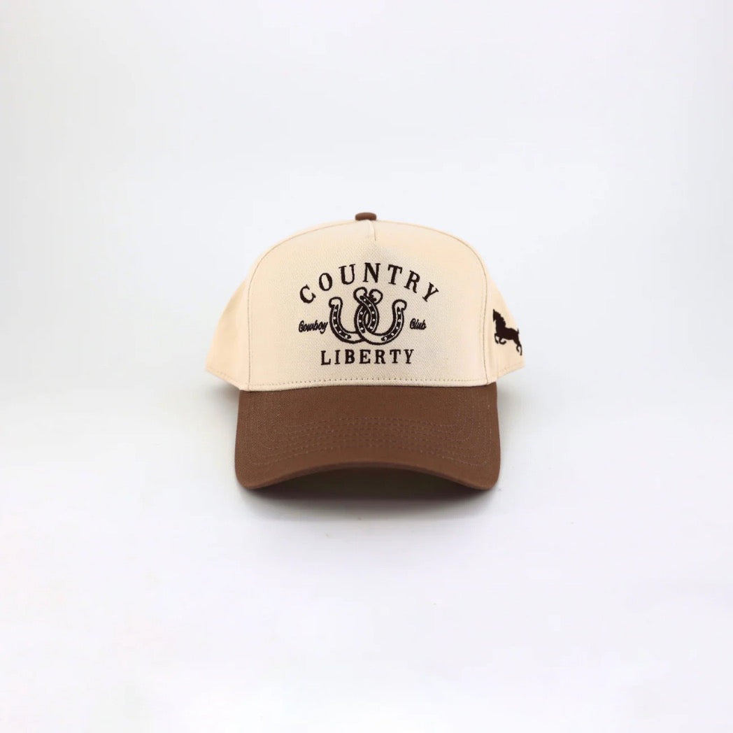 COUNTRY LIBERTY - TWO-TONE LUCKY YOU HAT | Brown