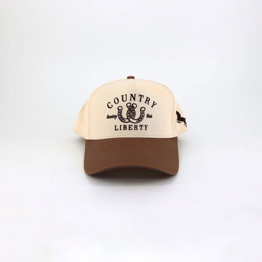 COUNTRY LIBERTY - TWO-TONE LUCKY YOU HAT | Brown