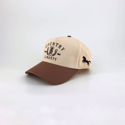 COUNTRY LIBERTY - TWO-TONE LUCKY YOU HAT | Brown