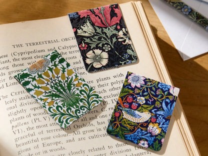 William Morris Magnetic Bookmarks