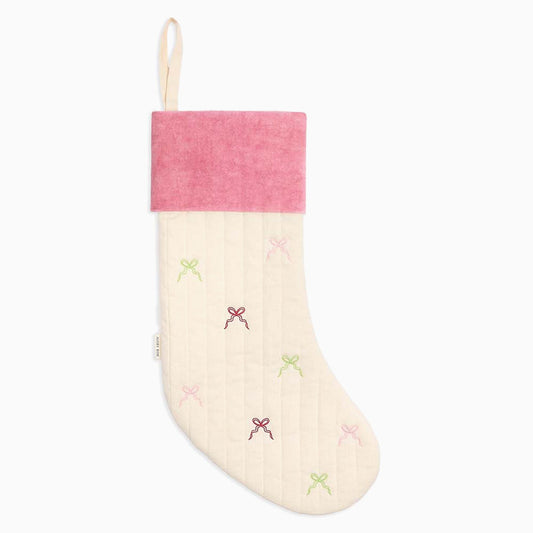 Avery Row Christmas Stocking - Bows