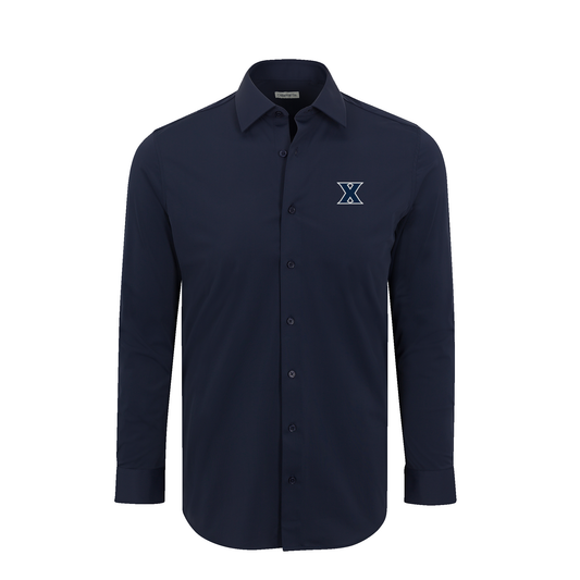 Xavier Apex Performance Dress Shirt Navy
